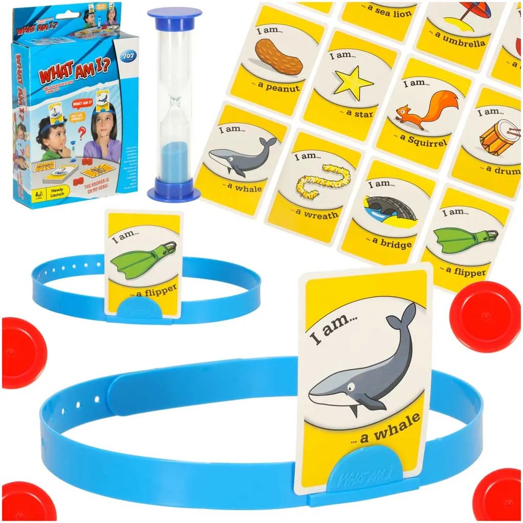 KIK Kto som? - Rodinná párty hra pre deti 5+ | Hádanie s čelenkami, presýpacie hodiny