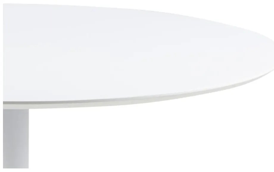Biely okrúhly jedálenský stôl Actona Ibiza, ⌀ 110 cm