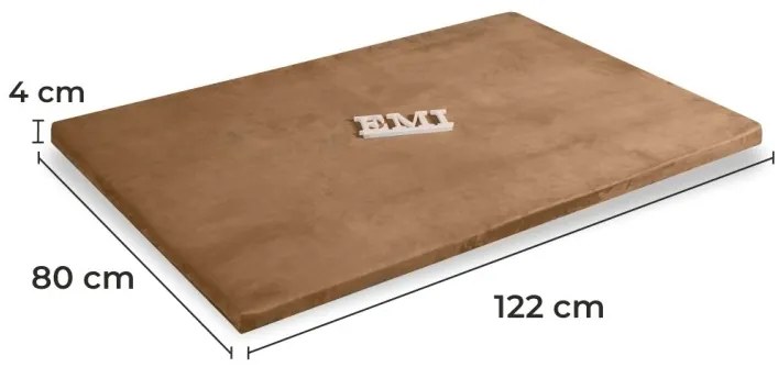 Poduška na záhradné sedenie hnedá EMI