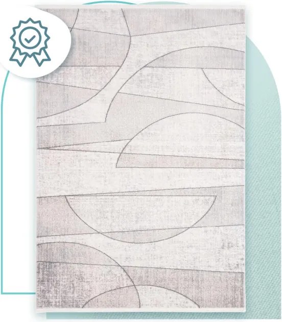 Koberec EIRE SLIGO strieborný