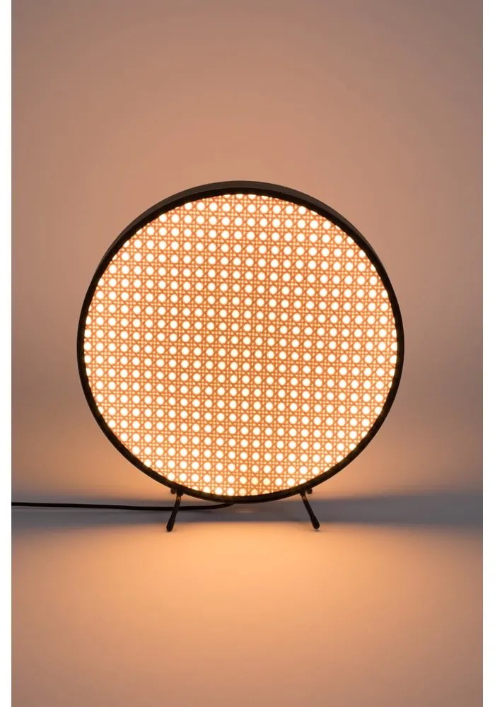 Béžovo-čierna stolová lampa Zuiver Sien