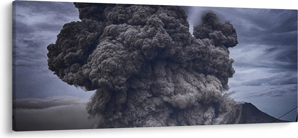Obraz - Sopečná erupcia (120x50 cm)