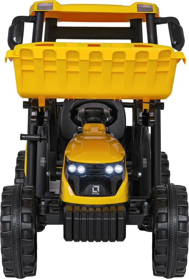 Ramiz MEGA Traktor D68 s prívesom žltý