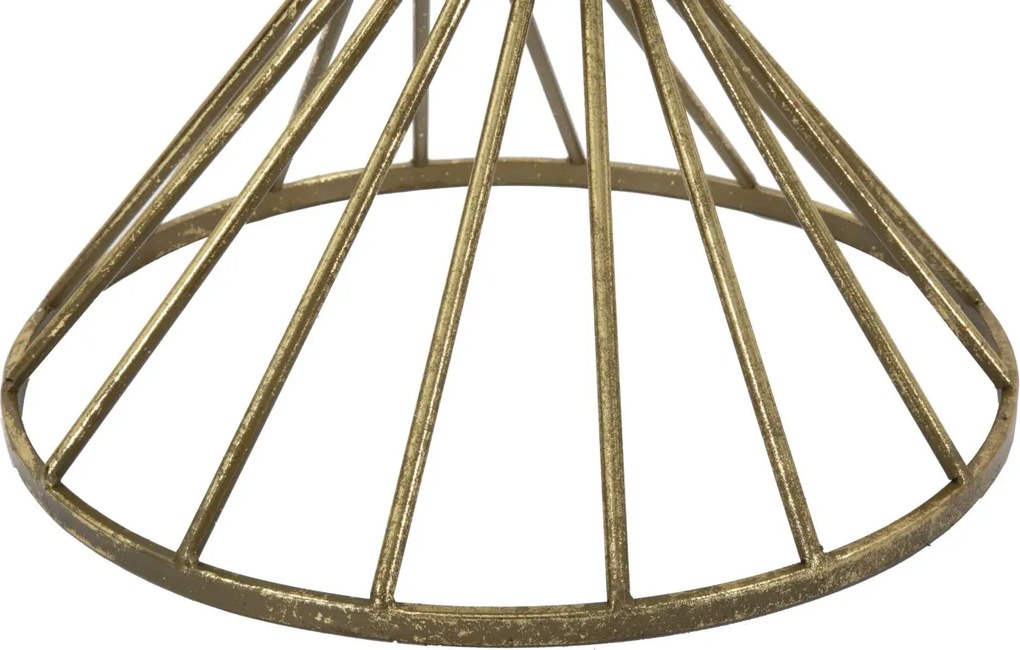 Odkladací stolík Hypnos 50 cm zlatý