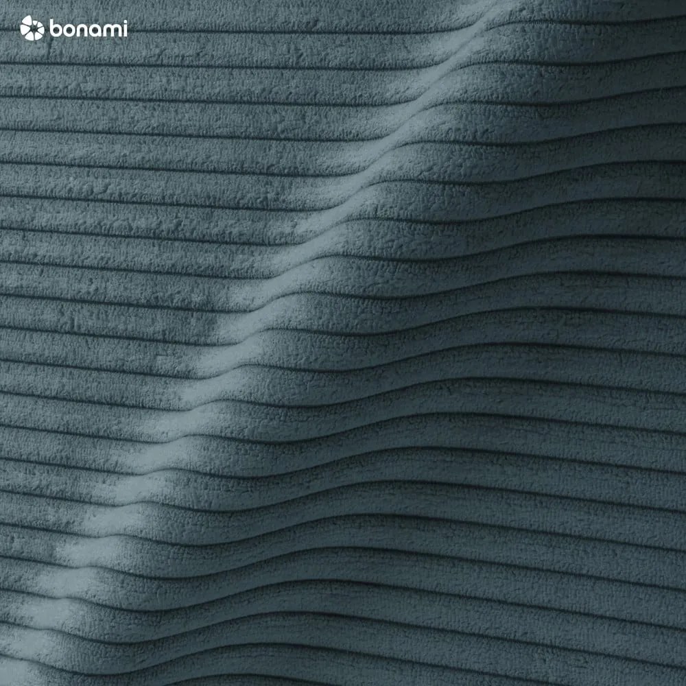 Tyrkysovomodrá menčestrová rozkladacia rohová pohovka (pravý roh) Tori – Bonami Selection