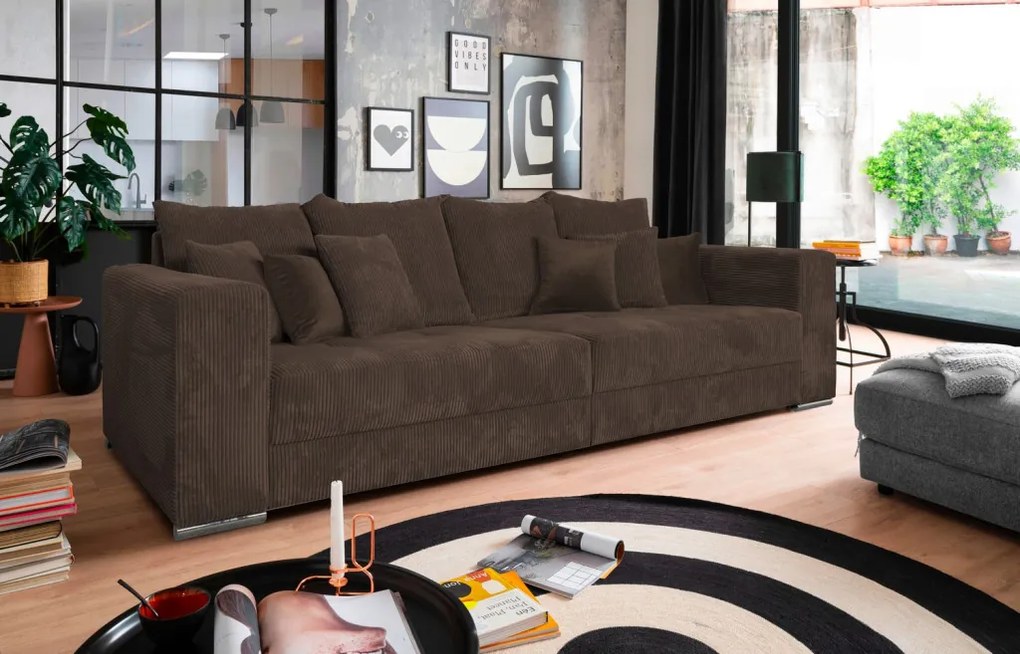 Pohovka Richard, hnedá látka