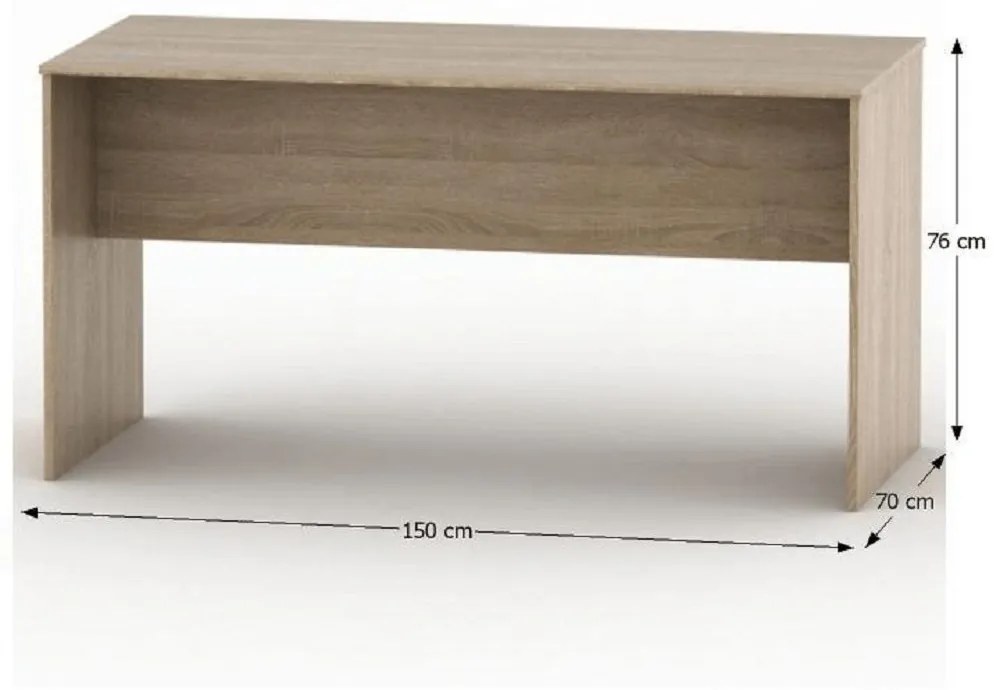 Tempo Kondela Zasadací stôl Tempo Asistent New 20 ZA, dub sonoma, 150 cm