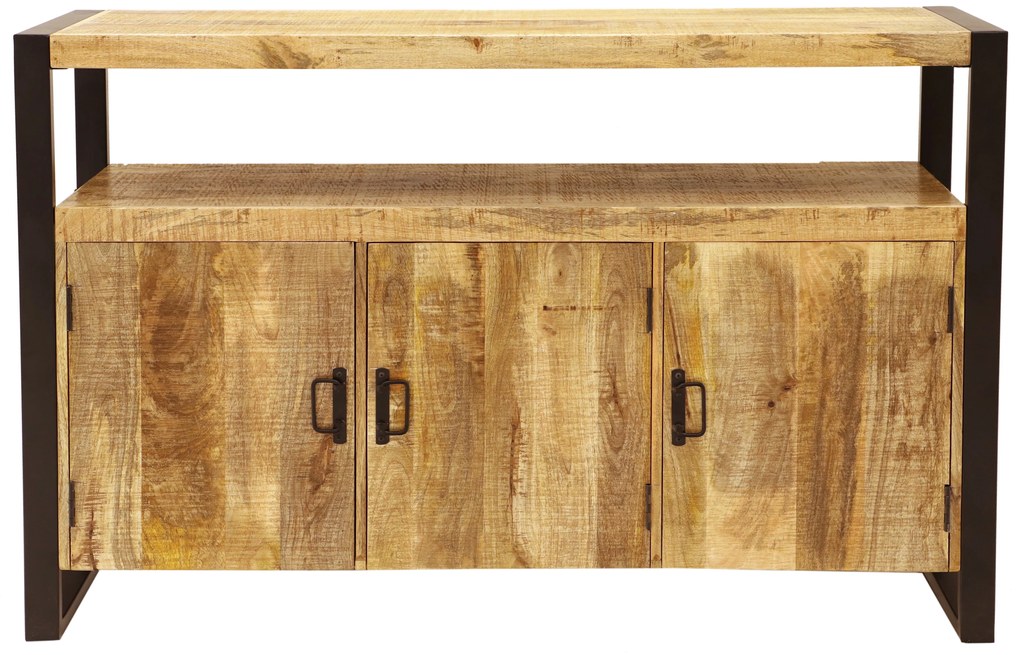 furniture-nabytek.cz - Rustikálna komoda z mangového dreva 140x90x45