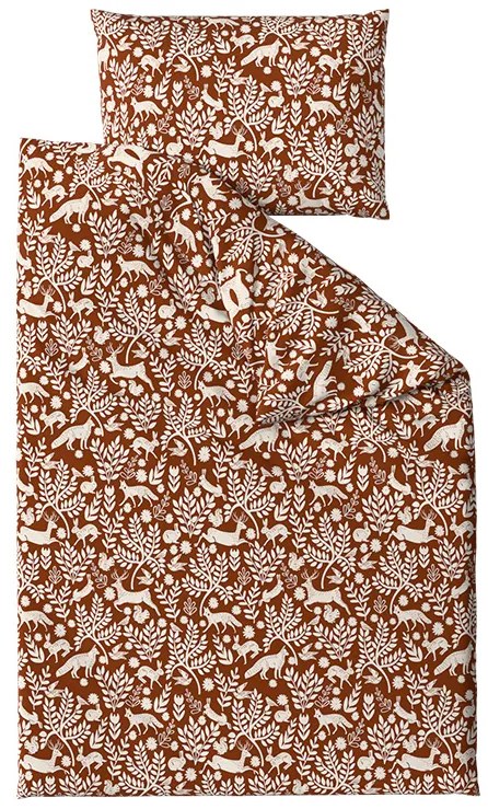 Obliečky z mikrovlákna FOREST ANIMALS hnedé Rozmer obliečky: 70 x 90 cm | 140 x 220 cm