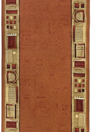 Koberce Breno Behúň JENA 84, šíře role 100 cm, oranžová, viacfarebná