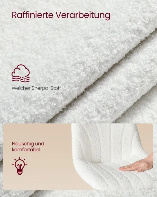 Otočná stolička LJB160WD01 biela