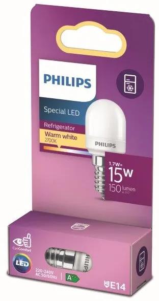 Philips 8718699771935 LED žiarovka Philips E14, 1,7W/15W, 150lm, 2700K, do chladničky a digestora