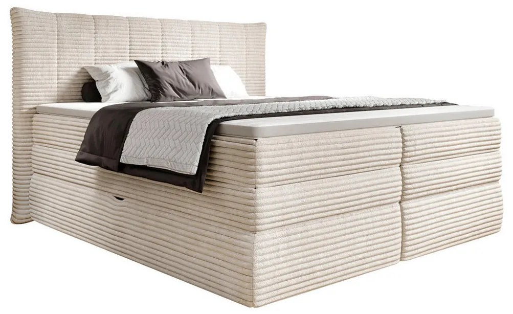 XXXLutz POSTEĽ BOXSPRING, 180/200 cm, textil, Esposa - Postele - 002307024304