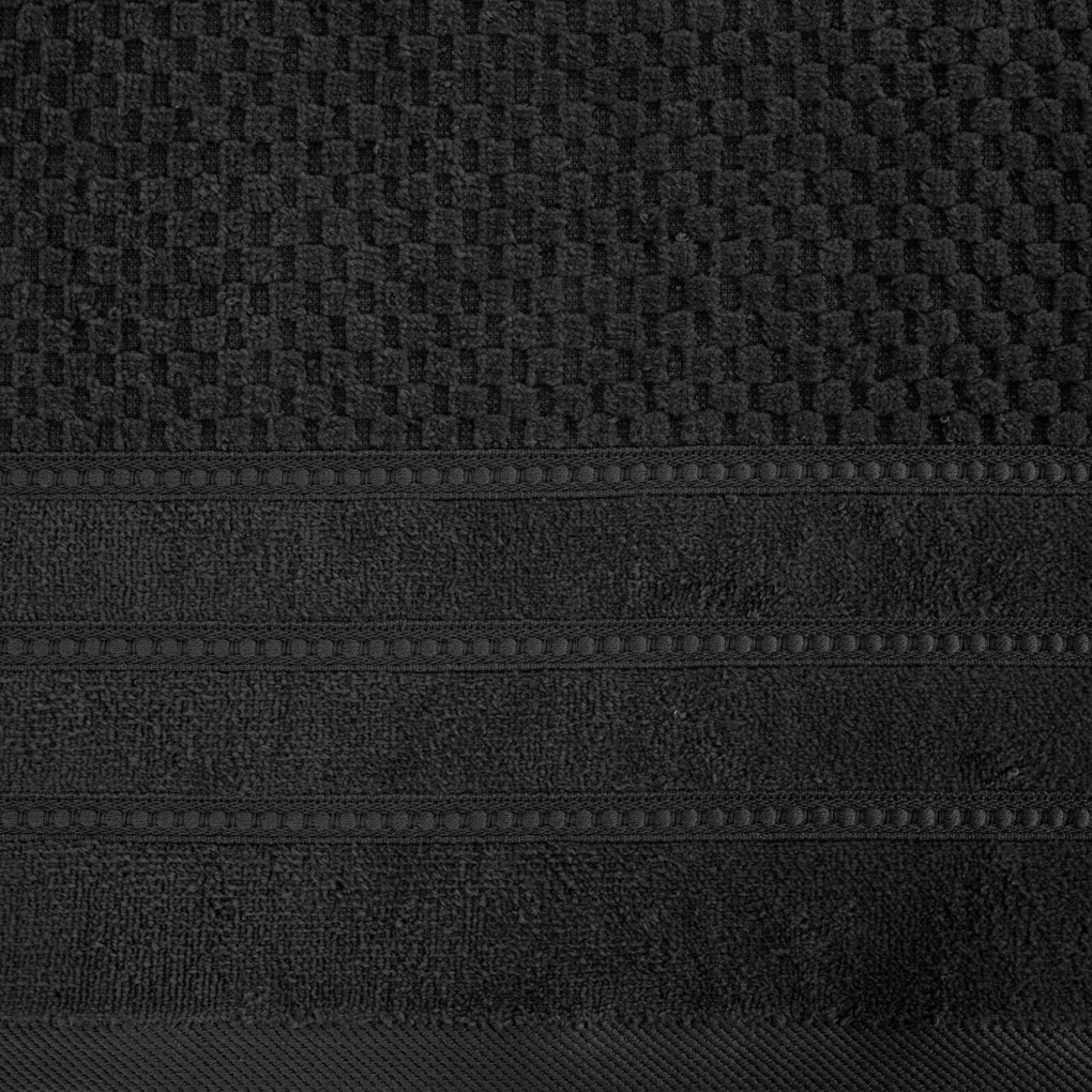 BAVLNENÝ UTERÁK ADORE SADA 6KS 30X50 CM ČIERNA