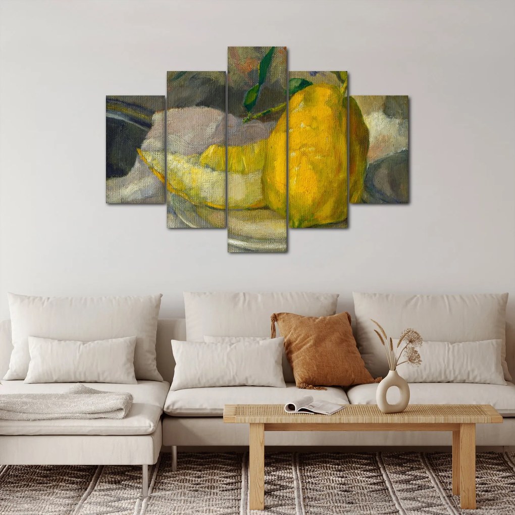 Obraz - French 19th Century, Melon and Lemon, reprodukcia (150x105 cm)