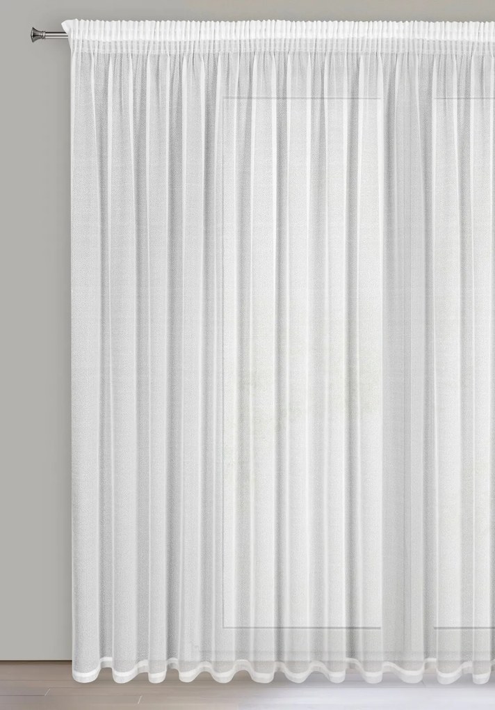 ZÁCLONA NA PÁSKE VANESA 300X270 CM BIELA