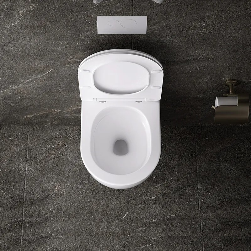 BPS-koupelny Závesná WC misa so SoftClose sedadlom HYD-4194, biela