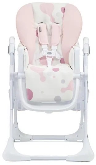 KINDERKRAFT - Detská jedálenská stolička YUMMY ružová/biela