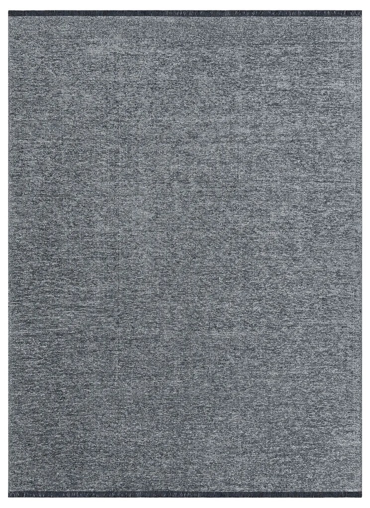 Koberec FLORENCE 24021 Jednofarebný, glamour, plocho tkaný, sivý