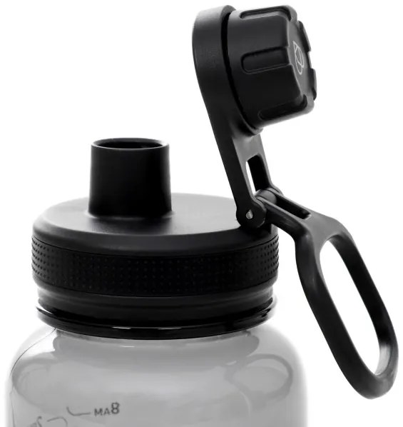 Fľaša LUNARE grafitová s odmerkou 888224 950 ml