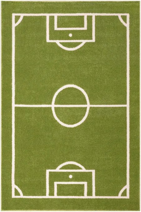 Koberec CLARA KIDS 02922A Ihrisko zelený / krémový