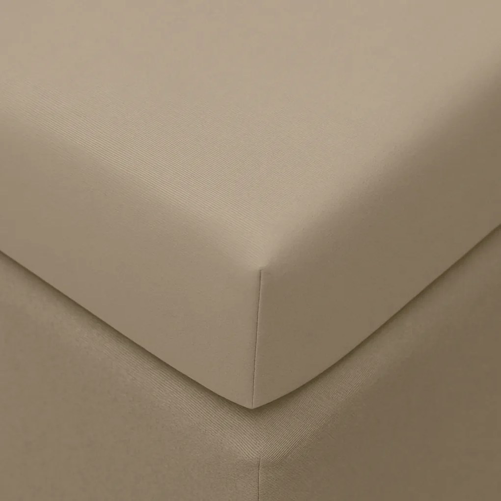 Jersey prestieradlo béžové – mäkké, elastické a priedušné Veľkosť: 160x200 cm