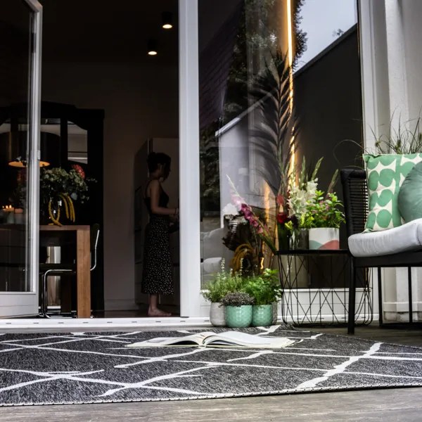 Kusový koberec My Tallinn 540 Grey - na von aj na doma, 120x170, šedá, chodba / predsieň, Obsession