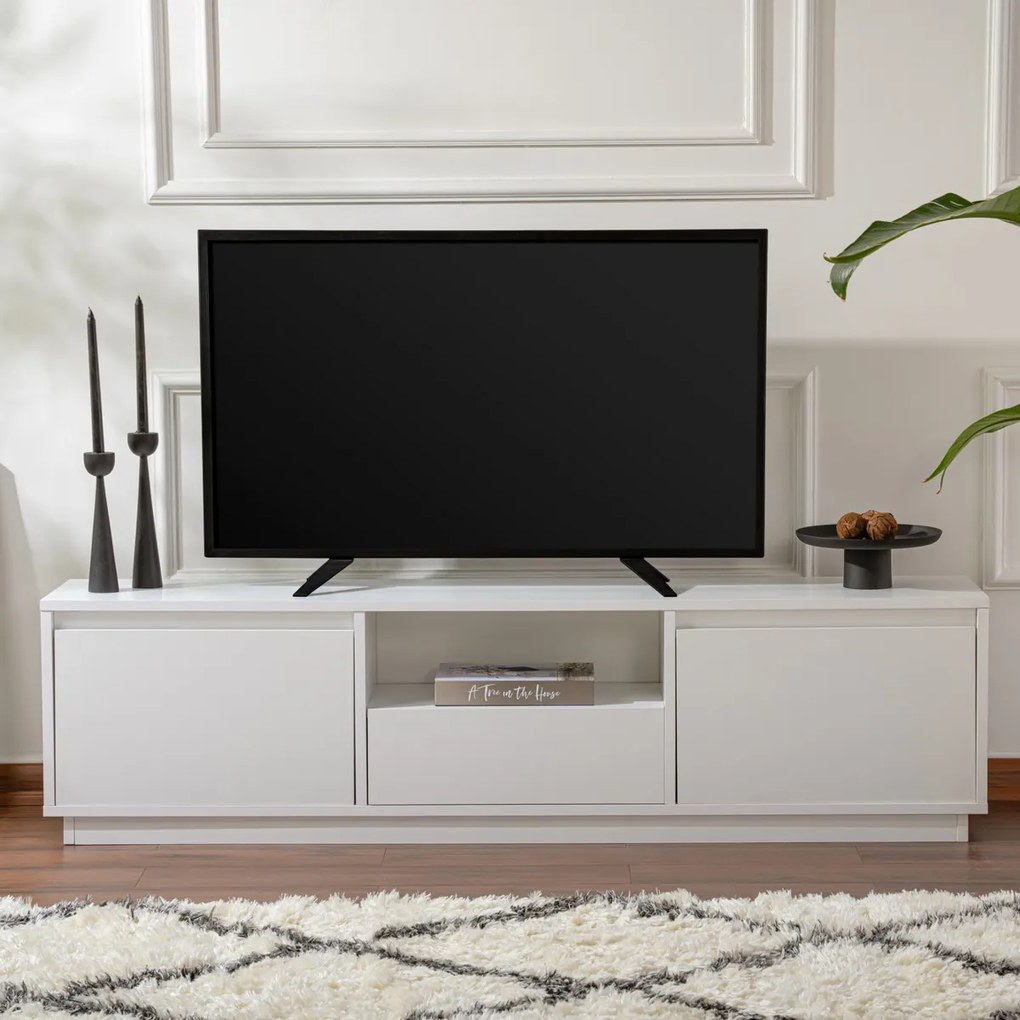 TV stolík Vanguard Natural White