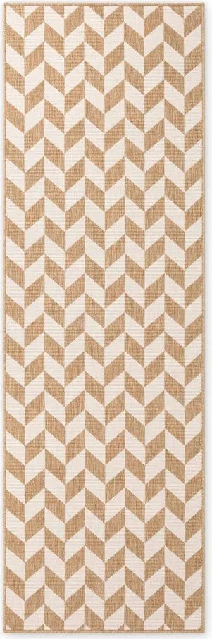 Krémovobiely/v prírodnej farbe vnútorný a vonkajší behúň 80x200 cm Haringey Terrick – Ted Baker