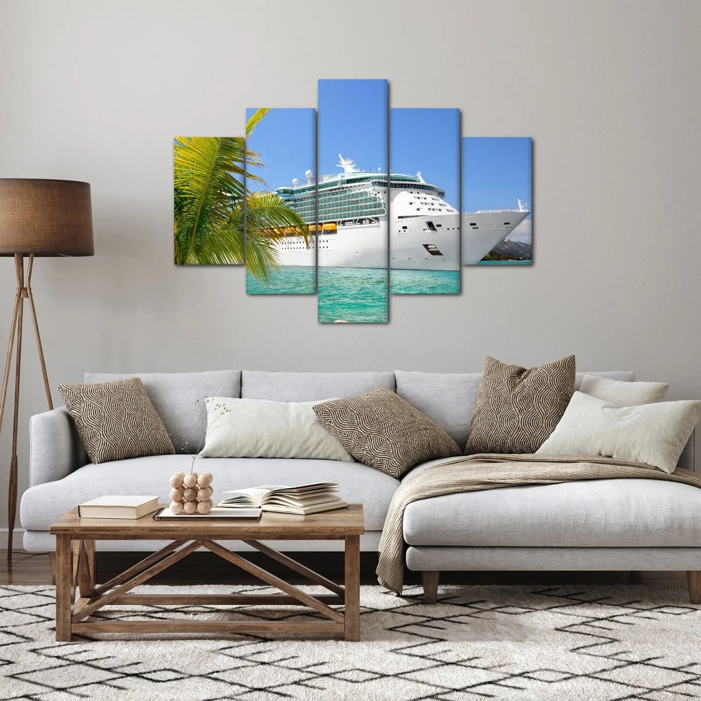 Obraz - Výletná loď (150x105 cm)