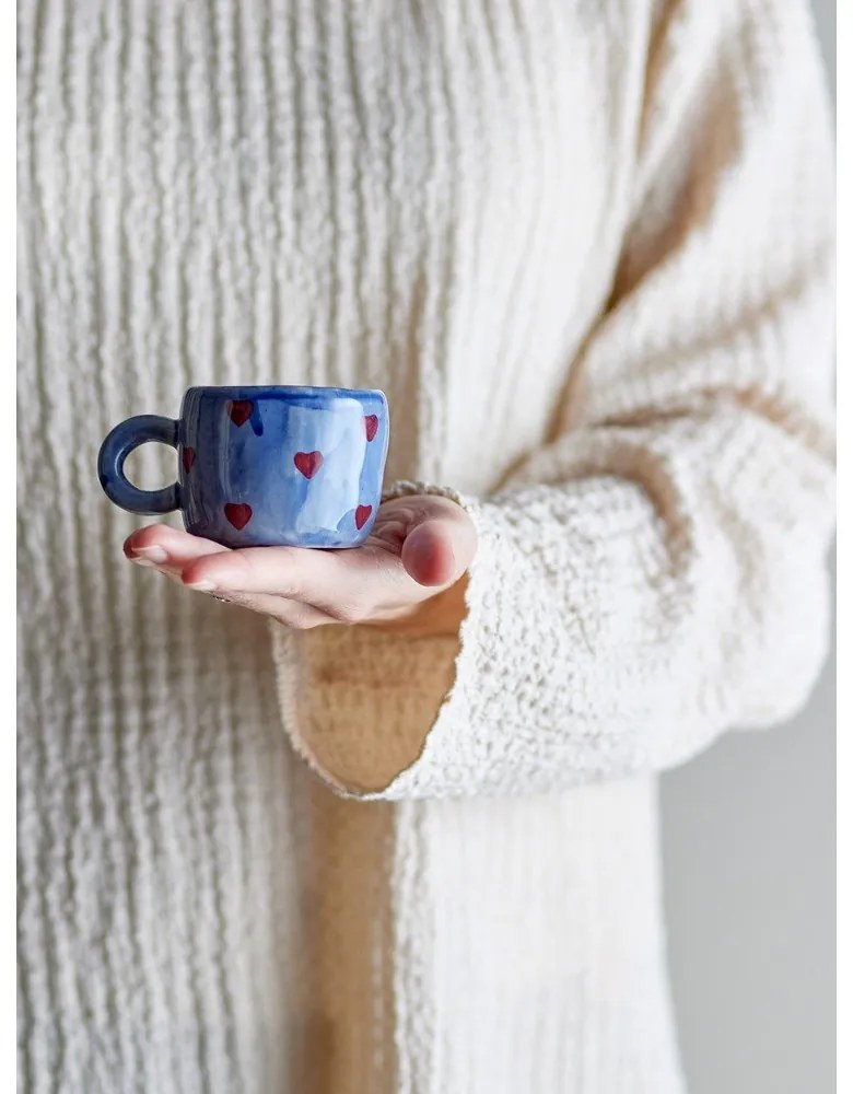 Modrý keramický detský hrnček 115 ml Nini – Bloomingville Mini