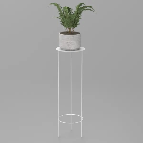 Stojan na kvety 100x32 cm biela