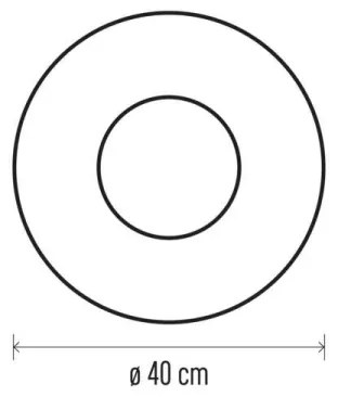 LED Vianočná dekorácia 20xLED/2xAA pr. 40 cm