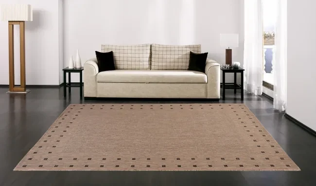 Koberec Floorlux 20329 Coffee / čierny
