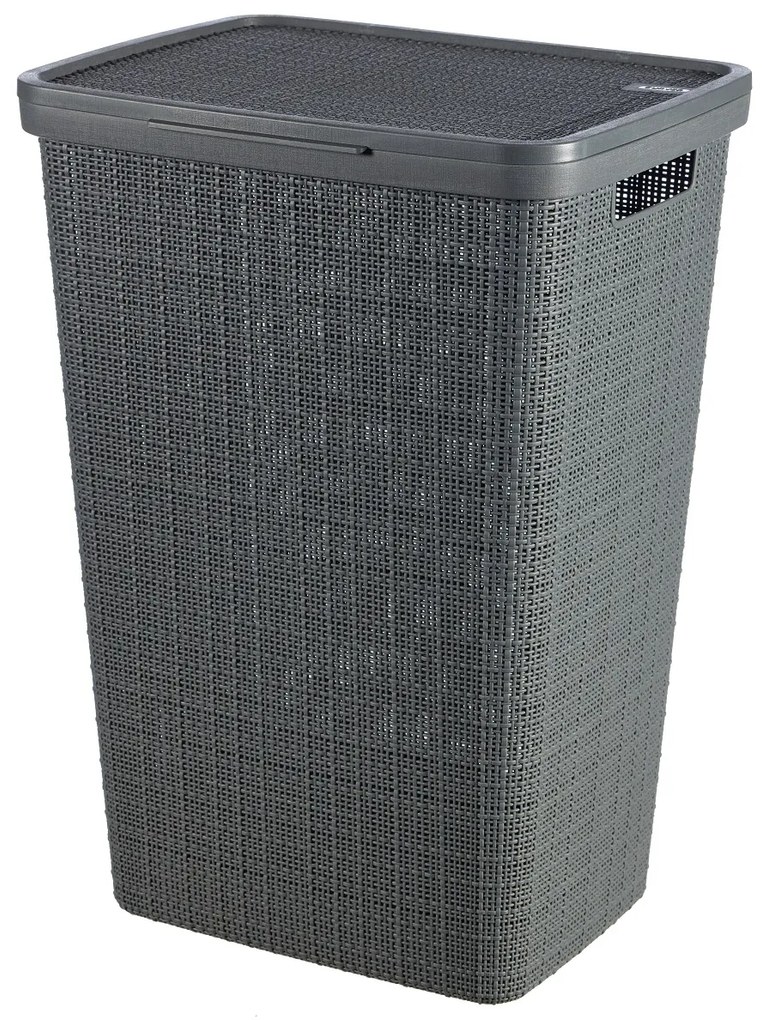 Curver Kôš na špinavú bielizeň Jute šedý 58L