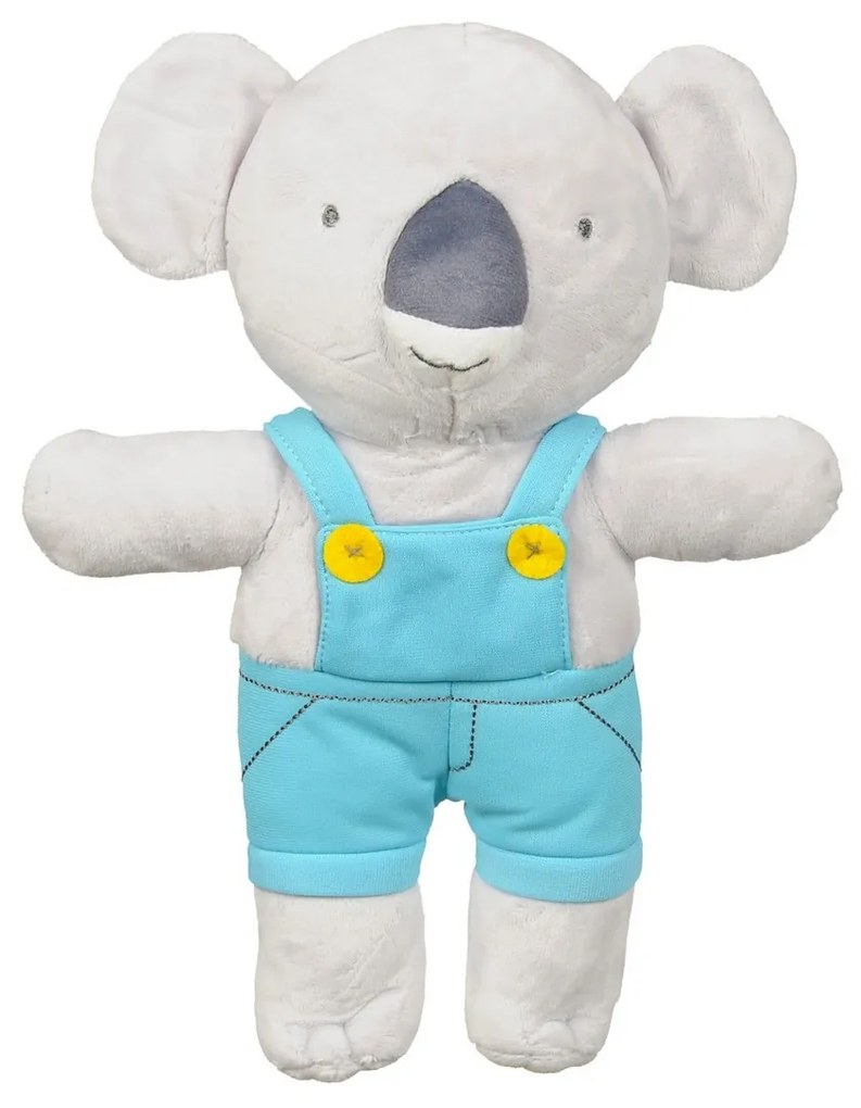Babymatex Detská deka David tyrkysová s plyšákom koala, 75 x 100 cm