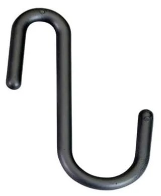 Čierne/sivé závesné plastové háčiky v súprave 6 ks City – Metaltex