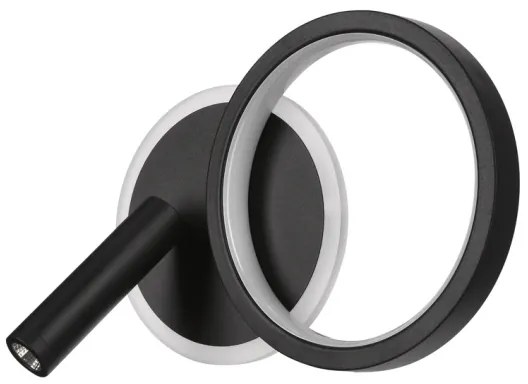 LED nástenné bodové svietidlo MONET LED/16W/230V čierne