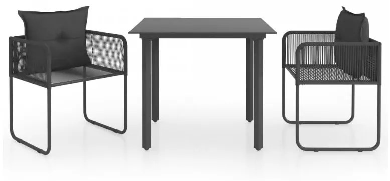 Čierny záhradný set DISMA