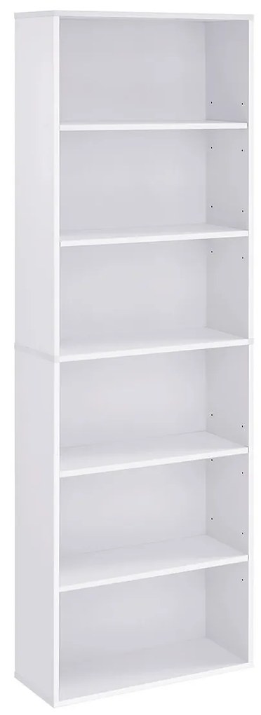 Knižnica Vasagle Viera 60 cm biela