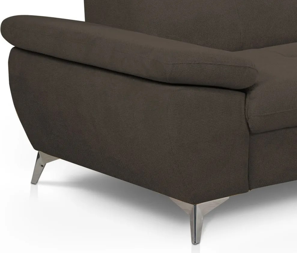 Trojsedák Gisele, tmavo hnedá espresso látka