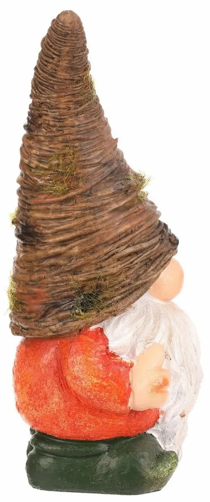 Záhradná dekorácia Elf s čajníkom, 18 x 13 x 33 cm