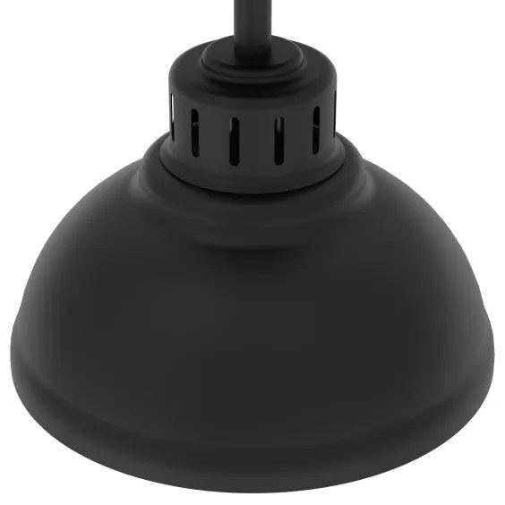 Prisadený luster SVEN 1xE27/15W/230V čierna