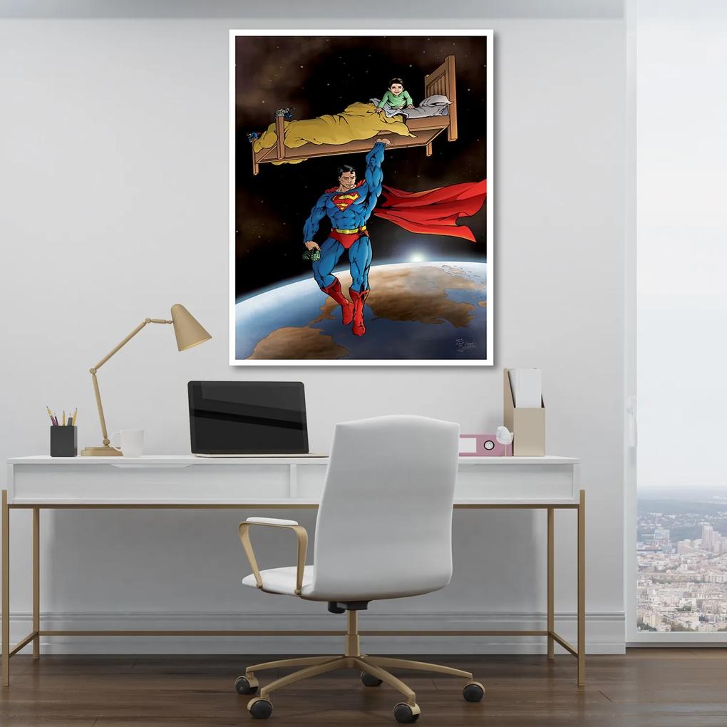 Gario Obraz na plátne Superman zachráni dieťa - Saqman Rozmery: 40 x 60 cm