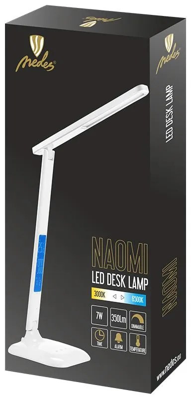 Moderné svietidlo NEDES LED lampička NAOMI DL4303/W