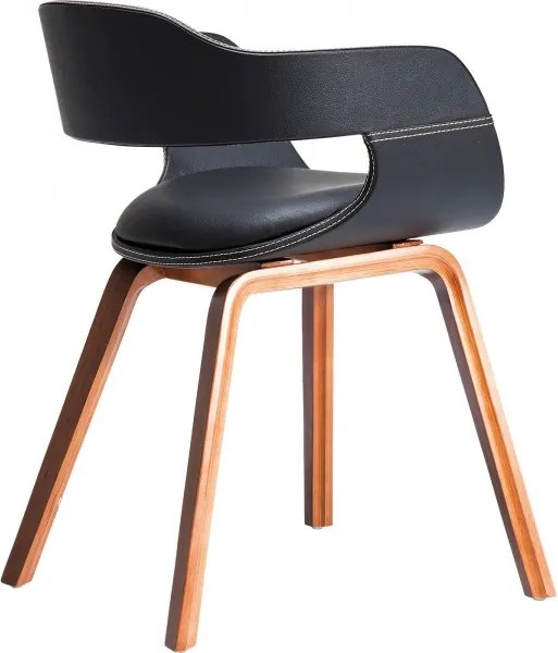 Hnedá Stolička s opierkou Costa Walnut 70,5 × 52 × 51 cm KARE DESIGN