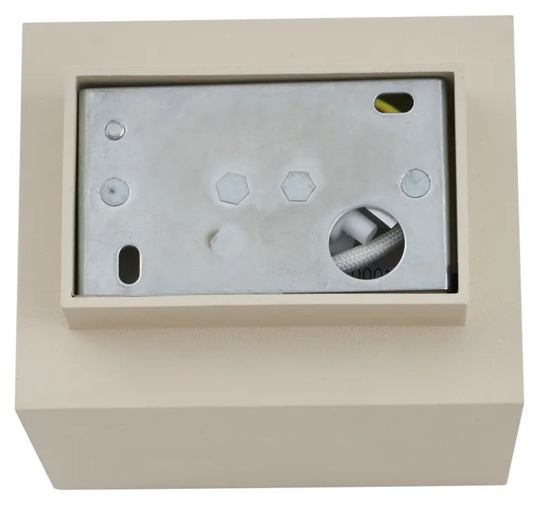 Moderná nástenná lampa béžová G9 štvorcová - Sola