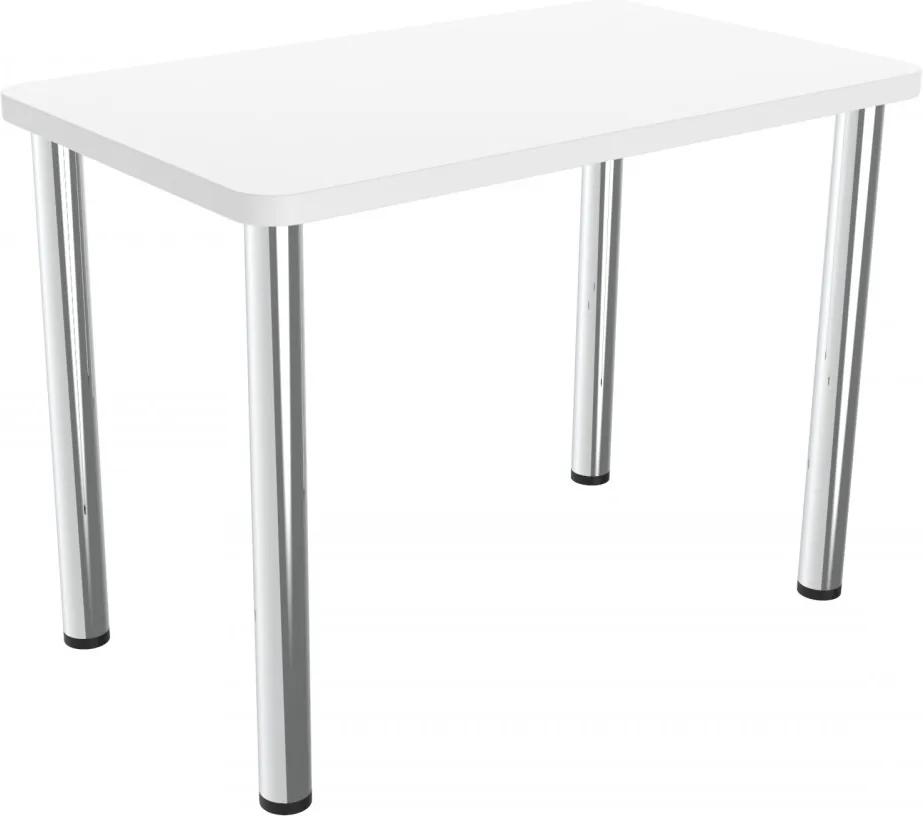 Jedálenský stôl biely Grine 100 x 60 cm