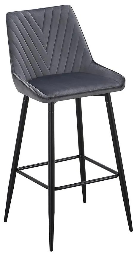 Barová Stolička Melo 12637 sivá