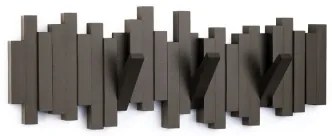 Hnedý sklápací vešiak Sticks Umbra